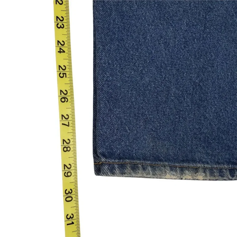 Carhartt Denim Blue‎ Jeans Mens Sz 44x30 B460 DVB Relaxed Fit Straight